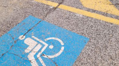 stalli per disabili diagonale